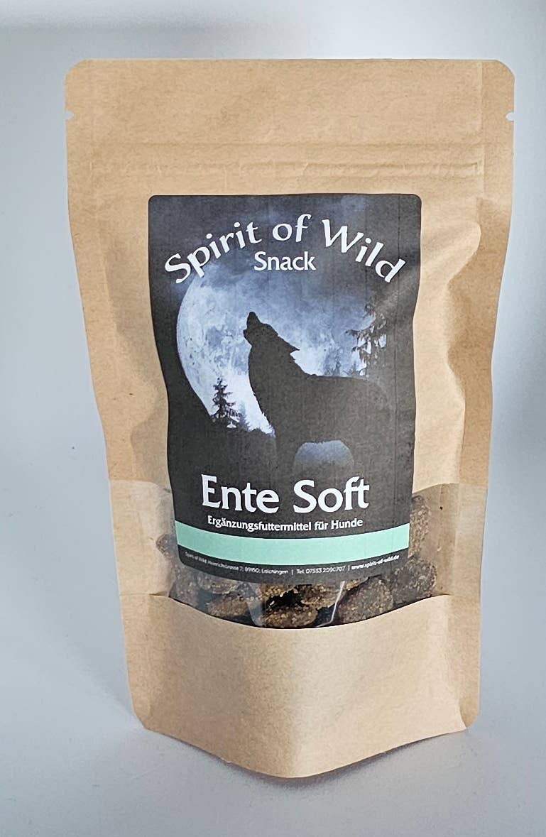 Forhåndssalg 10%, utsending fra uke 33/34! Spirit of Wild Snack Duck Soft (Oversettelse kommer)