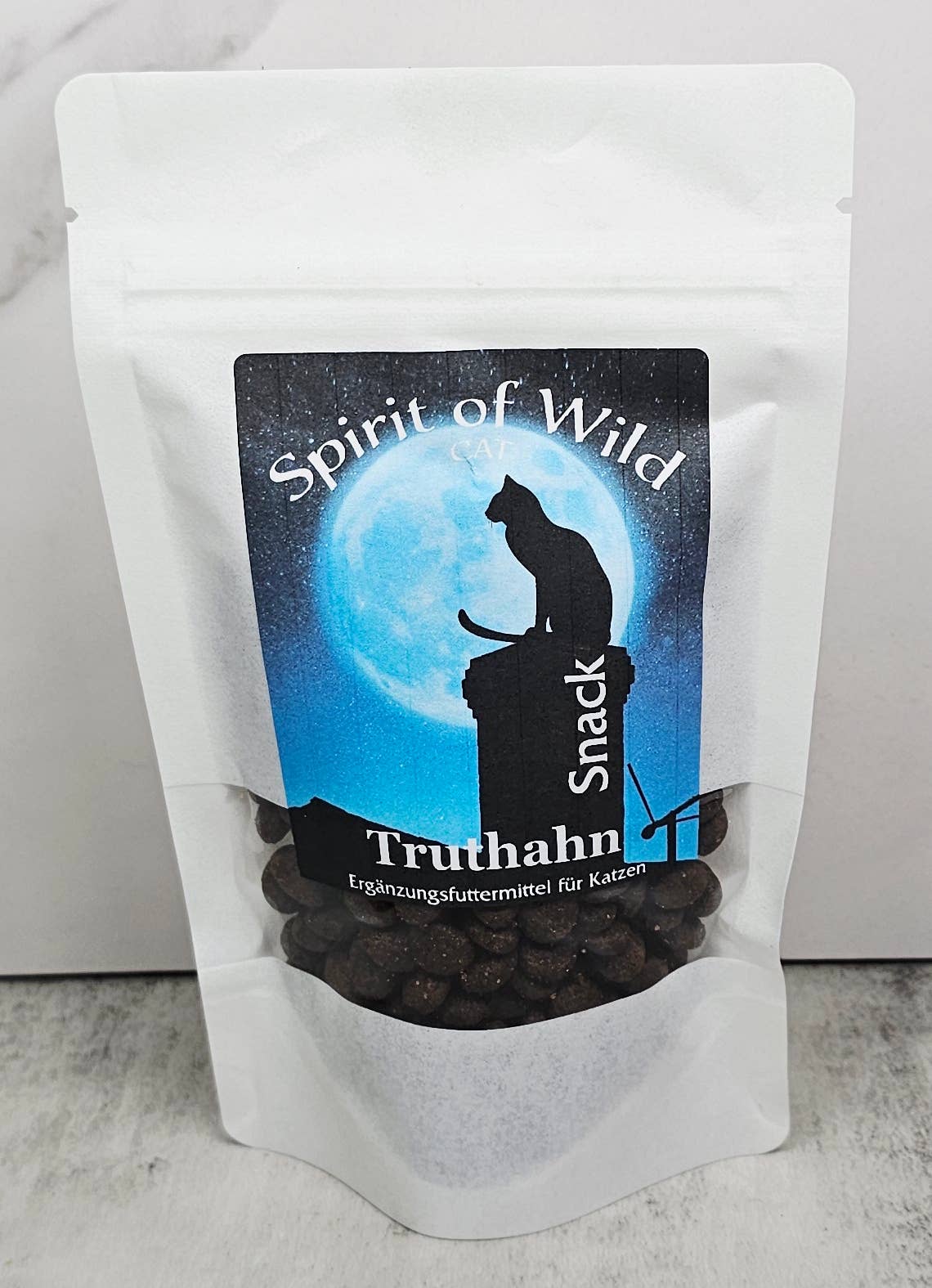 Forhåndssalg 10%, utsending fra uke 33/34! Spirit of Wild Snack Cat Turkey Grain-Free (Oversettelse kommer)