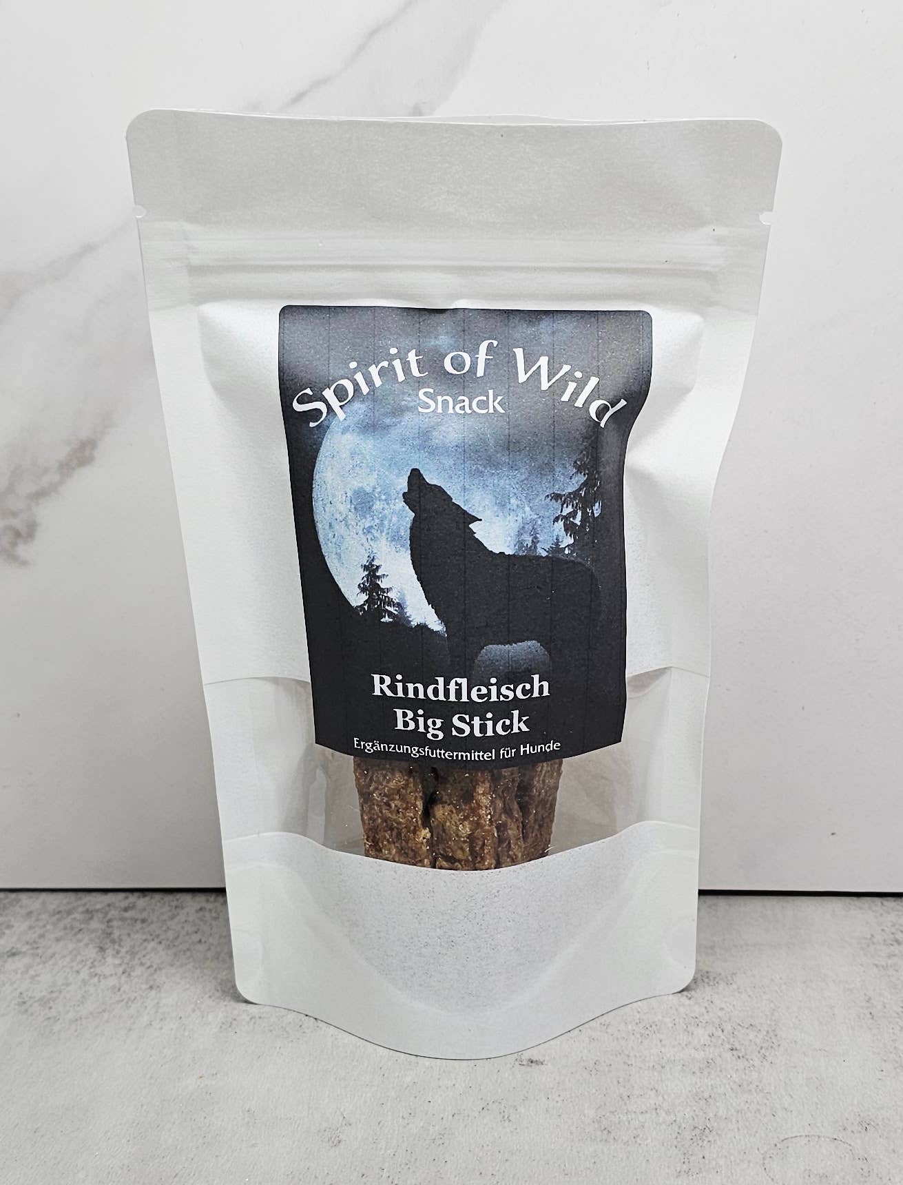 Forhåndssalg 10%, utsending fra uke 33/34! Spirit of Wild Snack Beef Big Stick (Oversettelse kommer)