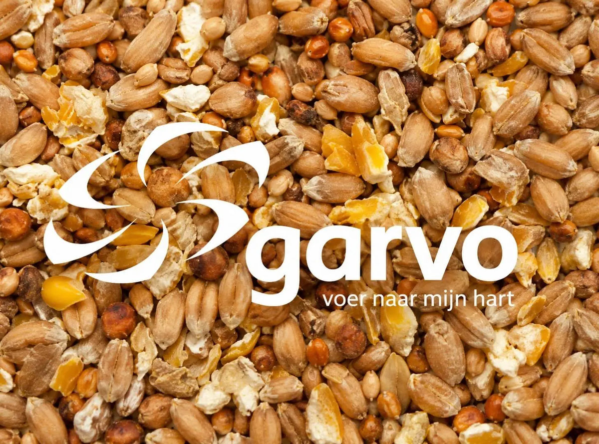 "Garvo 5010 Mixed Duck Corn" – Kornblanding til ender og vannfugl. GMO-fritt.