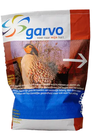 Nyhet! Garvo 822 Prydfugl Mini Pellets- Komplett fòr til små arter av prydfugl. GMO-fritt. Utsending fra uke 41.