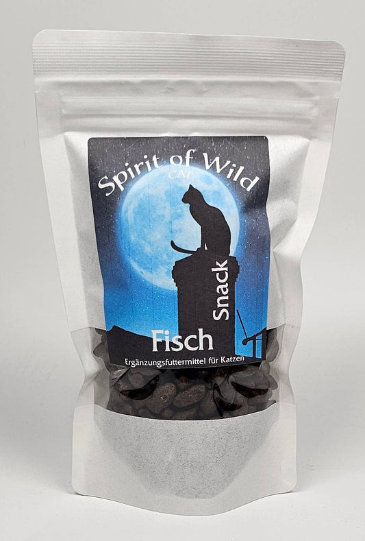 Forhåndssalg 10%, utsending fra uke 33/34! Spirit of Wild Cat Snack Fish Grain-Free (Oversettelse kommer)