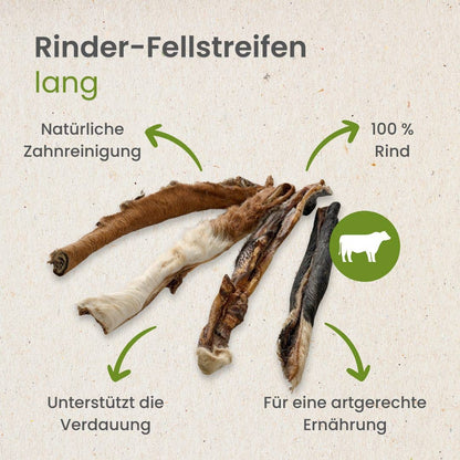 Forhåndssalg 10%, utsending fra uke 33! Cattle fur strip, long (Oversettelse kommer)