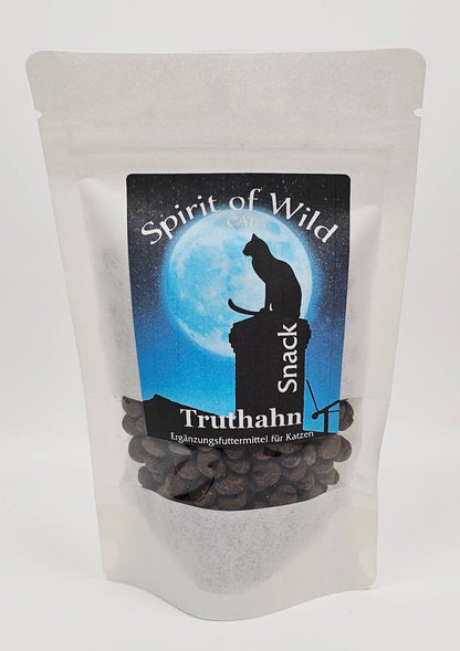 Forhåndssalg 10%, utsending fra uke 33/34! Spirit of Wild Snack Cat Turkey Grain-Free (Oversettelse kommer)