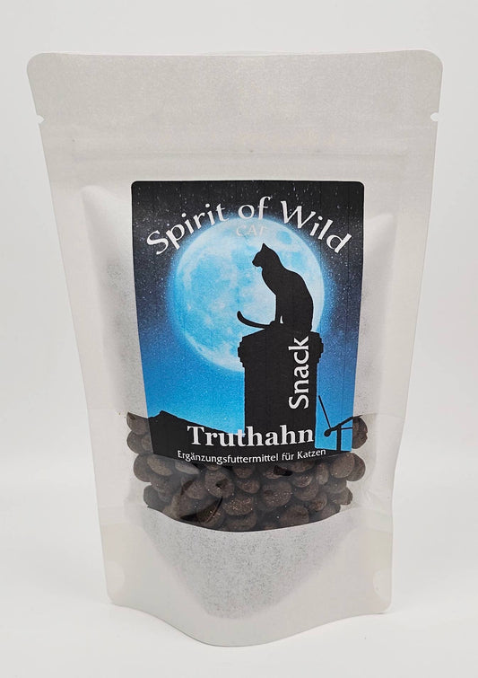 Forhåndssalg 10%, utsending fra uke 33/34! Spirit of Wild Snack Cat Turkey Grain-Free (Oversettelse kommer)