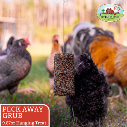 Nyhet! "Peck Away Grub"- Kyllinggodbiter på snor.