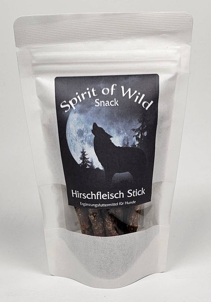Forhåndssalg 10%, utsending fra uke 33/34! Spirit of Wild Snack Deer Meat Stick (Oversettelse kommer)