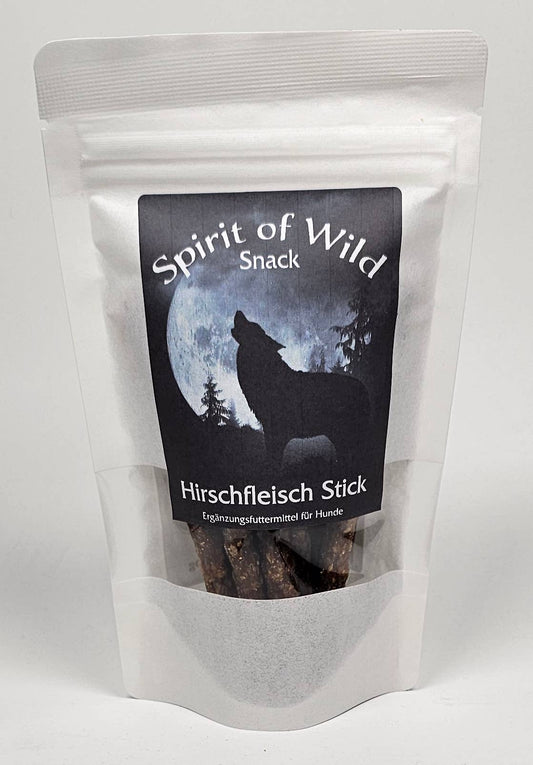 Forhåndssalg 10%, utsending fra uke 33/34. Spirit of Wild Snack Deer Meat Stick (Oversettelse kommer)