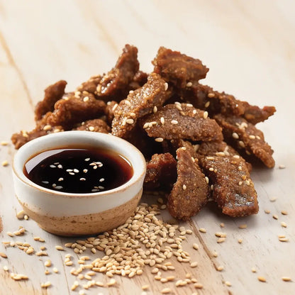 Første utsendelse uke 33. Cricket Jerky | Teriyaki 25 g. (Oversettelse kommer)