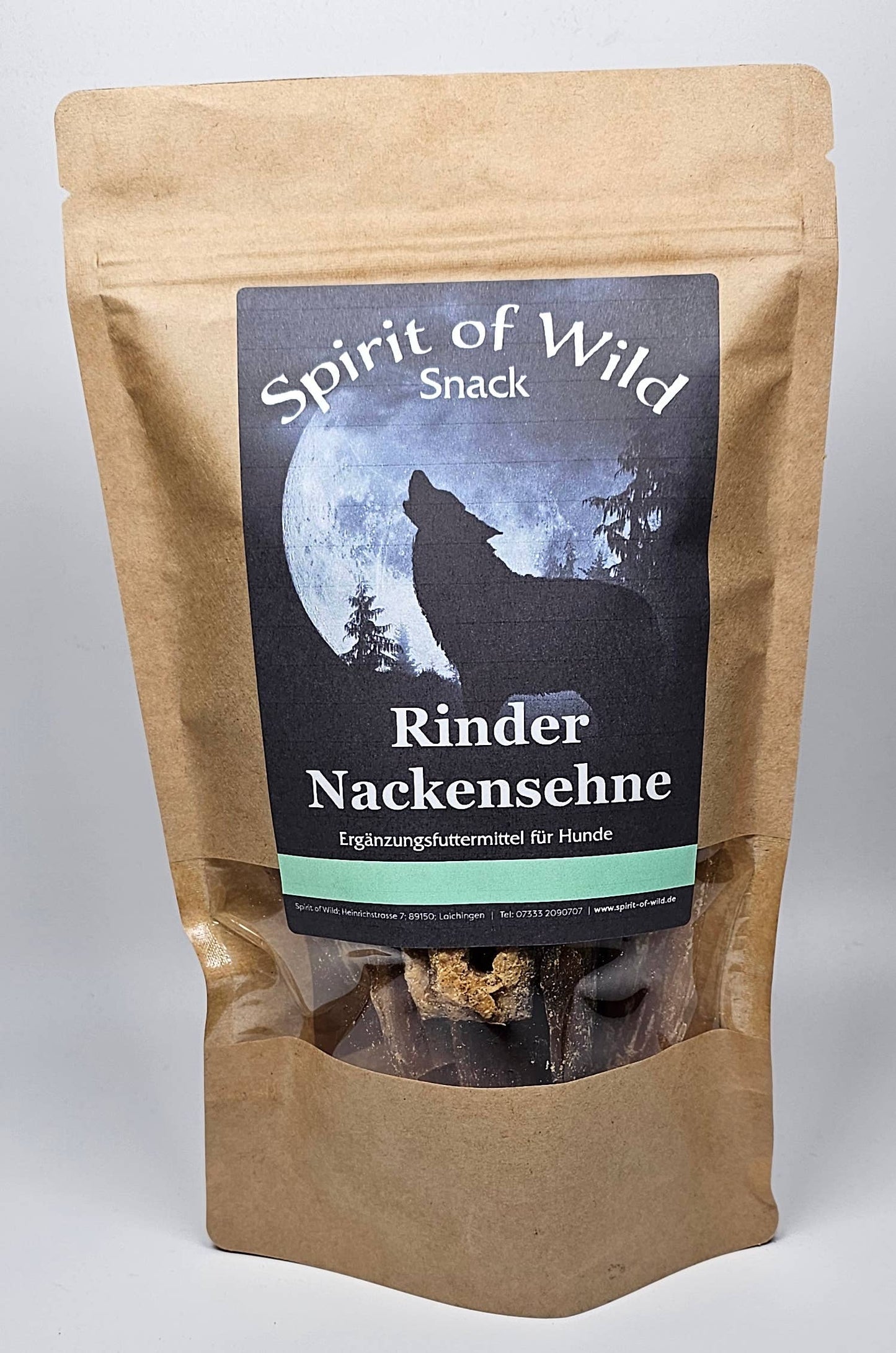 Forhåndssalg 10%, utsending fra uke 33/34! Spirit of Wild chews beef neck tendons (Oversettelse kommer)
