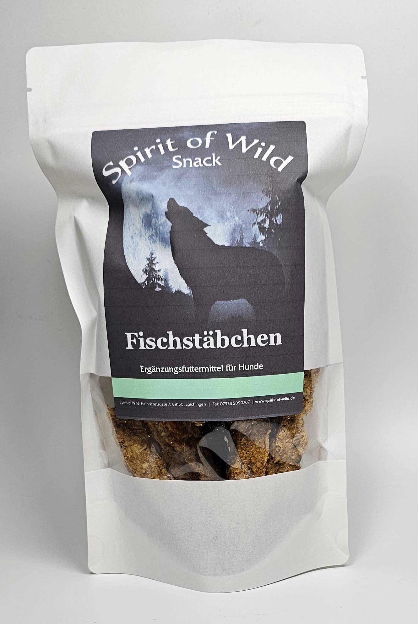 Forhåndssalg 10%, utsending fra uke 33/34! Spirit of Wild chews fish sticks (Oversettelse kommer)