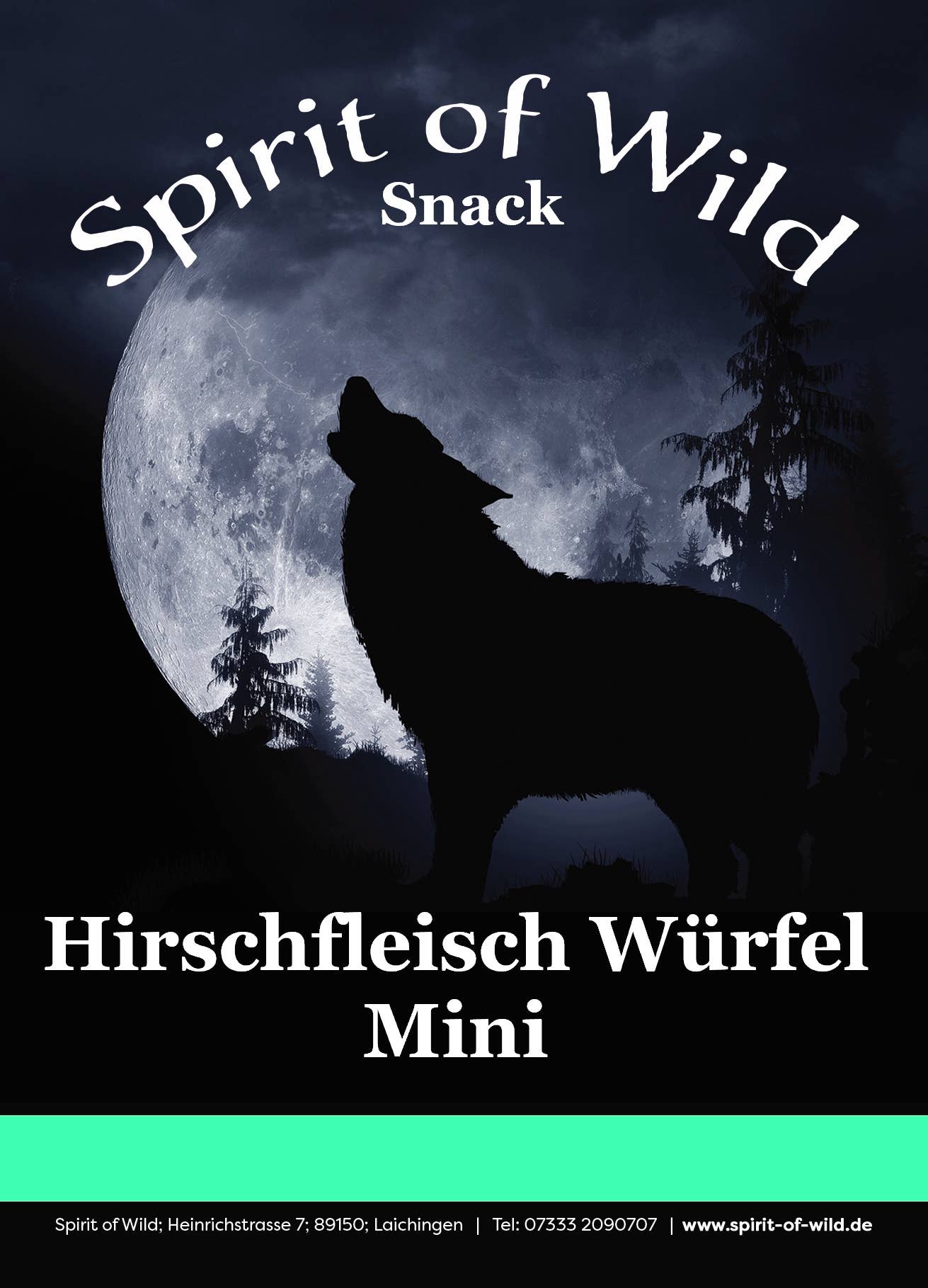 Forhåndssalg 10%, utsending fra uke 33/34! Spirit of Wild Snack Venison Cubes Mini (Oversettelse kommer)