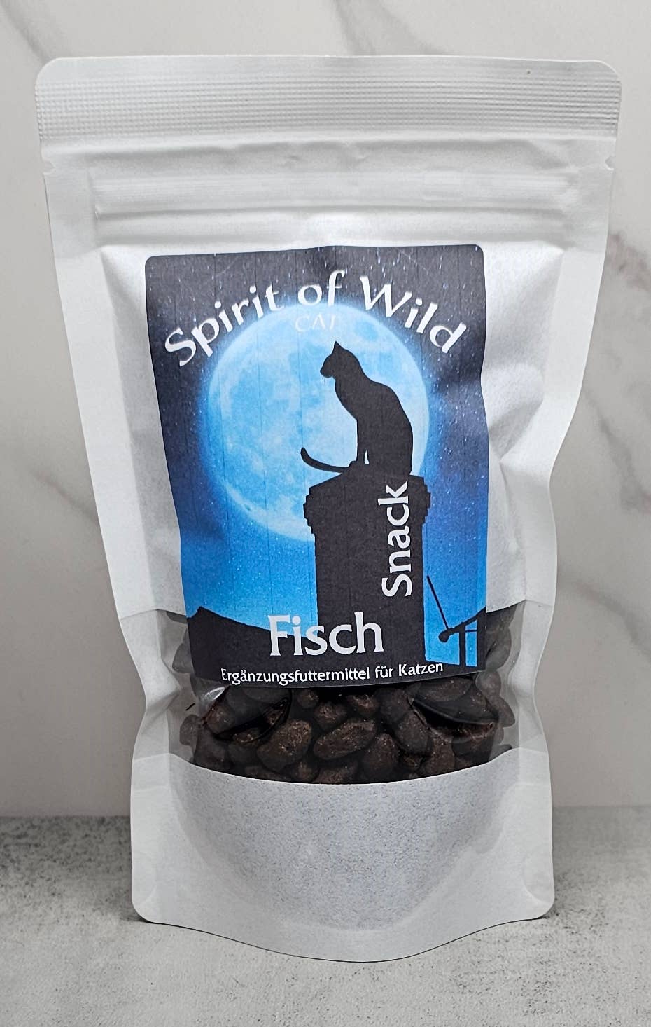 Forhåndssalg 10%, utsending fra uke 33/34! Spirit of Wild Cat Snack Fish Grain-Free (Oversettelse kommer)