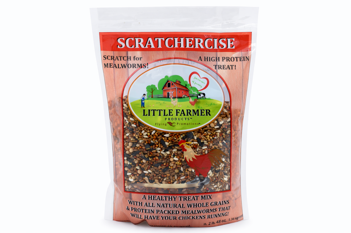Nyhet! "Scratchercise", GMO- og soyafritt fjørfesnacks.
