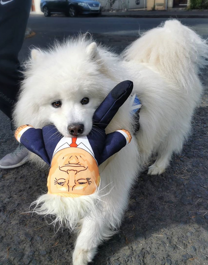 Nyhet! Donald Trump Dog Toy (Oversettelse kommer)