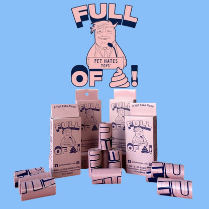 Nyhet! Donald Trump Poo Bags, 4-pack. (Oversettelse kommer)