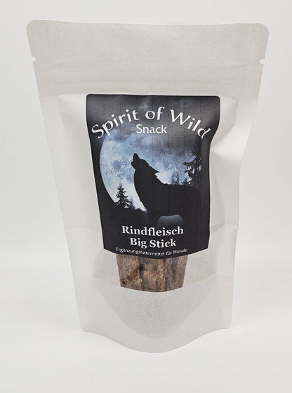 Forhåndssalg 10%, utsending fra uke 33/34! Spirit of Wild Snack Beef Big Stick (Oversettelse kommer)