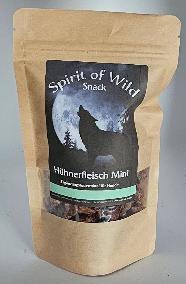 Nyhet, 10%! Spirit of Wild Snack- Kornfrie godbiter med kylling.