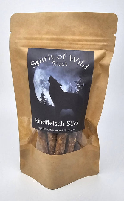 Forhåndssalg 10%, utsending fra uke 33/34! Spirit of Wild Snack Beef Stick (Oversettelse kommer)