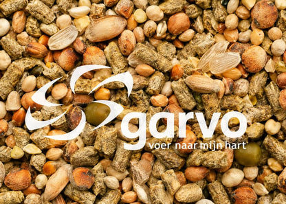 "Garvo 5036 Vaktelmix" – Blanding for vaktel og små hønsefugler. GMO-fritt.