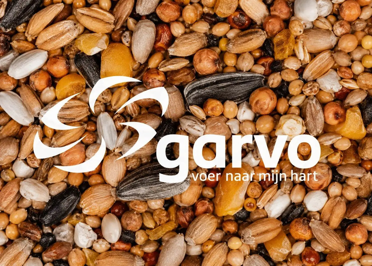 "Garvo 5346 Wild Bird Mixture" – Variert korn- og frøblanding for villfugl. GMO-fritt.