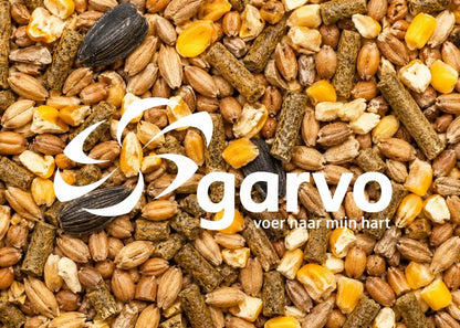 Nyhet! Garvo 5033- Gårdsblanding til fjørfe, blanding av korn, pellets og grit. GMO-fritt. Utsending fra uke 41.