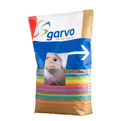 Nyhet! Garvo 5054- Strutsefuglefôr- komplett 5 mm fôrpellet til voksne dyr, egnet for emuer, strutser og nanduer. GMO-fritt. Utsending fra uke 41.