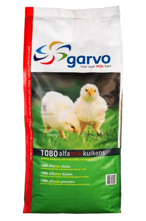 Garvo 1080 Alfamix Kylling- Komplett kornblanding for unghøns.