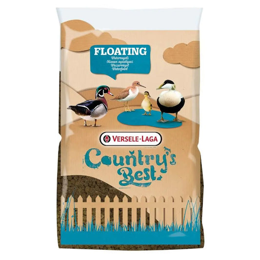 Nyhet! Country's Best, Flytende Mikro- 2 mm startfòr til vannfugler. 5 kilo. Utsending fra uke 41.